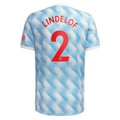 Replica LINDELOF #2 Manchester United Away Jersey 2021/22 By Adidas - gogoalshop