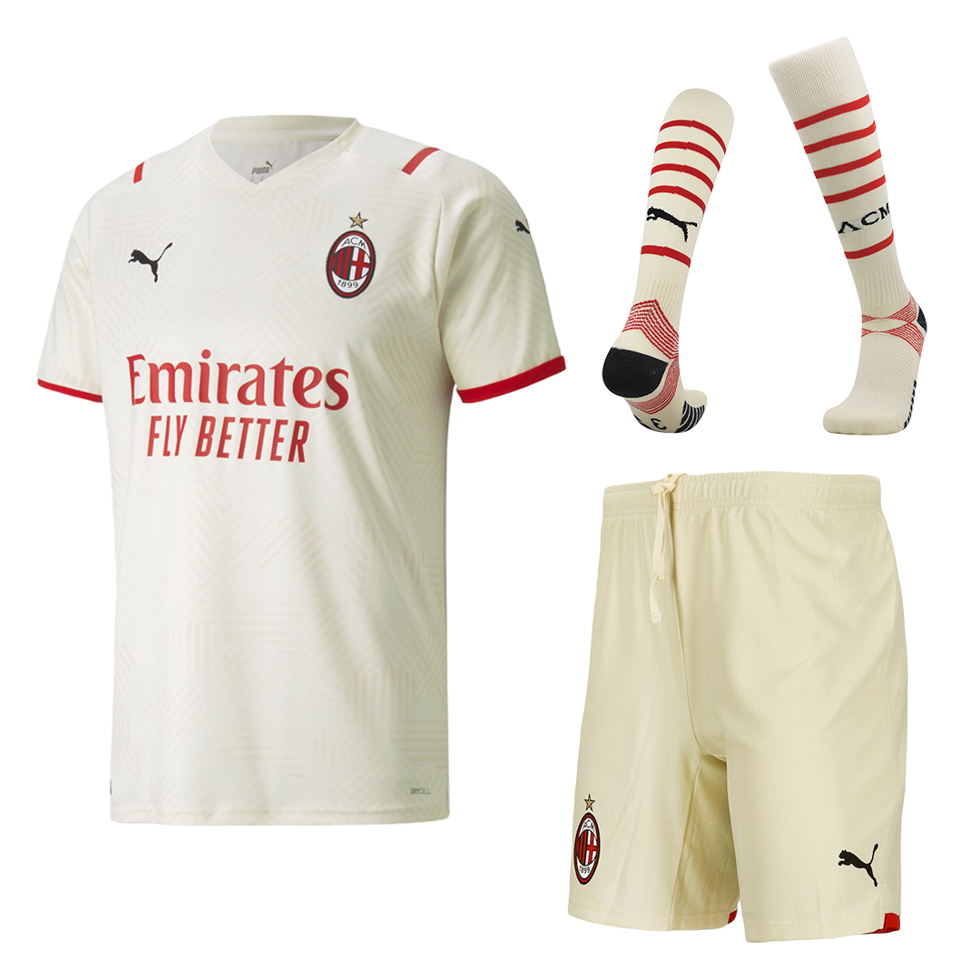 AC Milan Away Full Kit 2021/22 By Puma