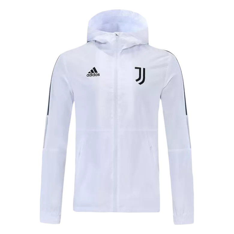 Juventus Hoodie Windbreaker Jacket 2021/22 - White - gogoalshop