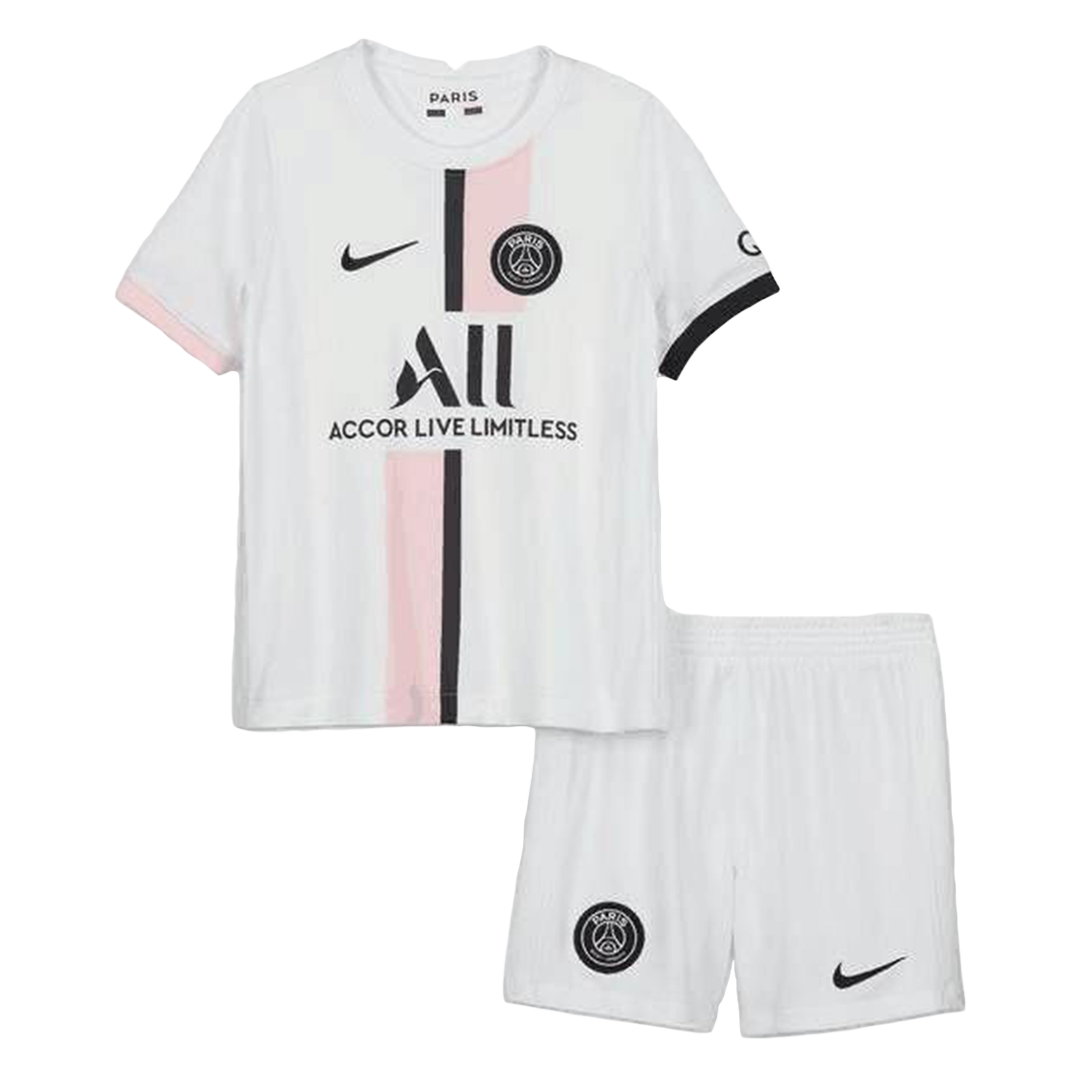 PSG Away Kids Soccer Jerseys Kit 2021 22 Gogoalshop