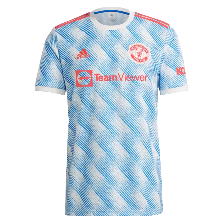 RONALDO #7 Manchester United Away Kids Soccer Jerseys Full Kit 2021/22 - gogoalshop