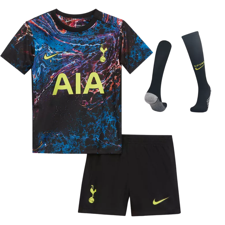 Tottenham Hotspur Away Kids Soccer Jerseys Full Kit 2021/22 - gogoalshop