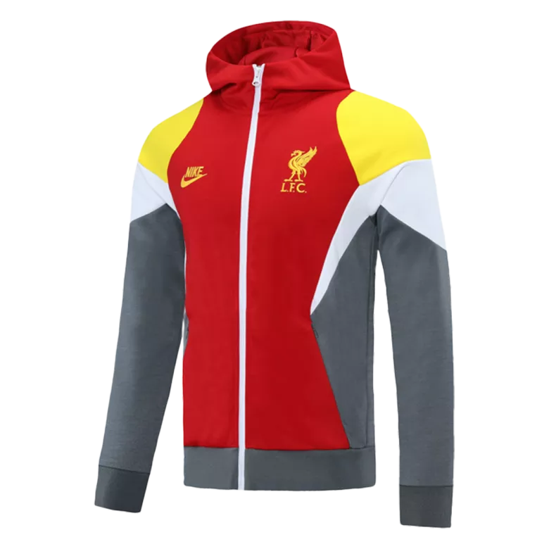 Liverpool Hoodie Jacket 2021/22 - Red&Gray - gogoalshop