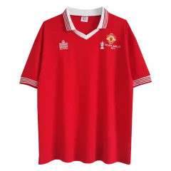 Retro Manchester United Home Jersey 1977 By Admiral - gogoalshop