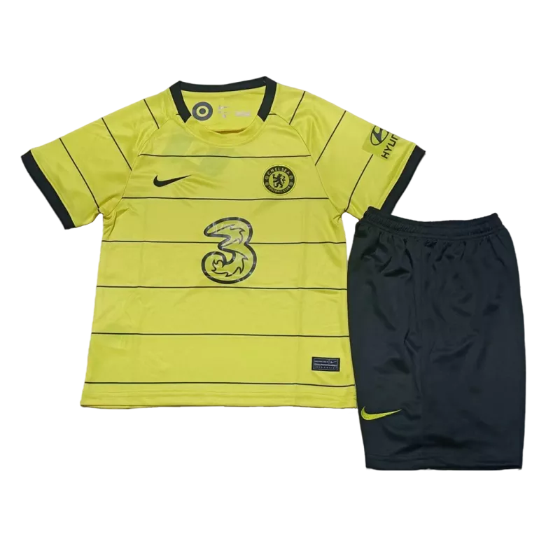Chelsea Away Kids Soccer Jerseys Kit 2021/22 - gogoalshop
