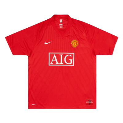 Retro Soccer Jersey Manchester United Home 2007/08 - gogoalshop