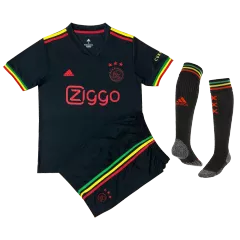 Ajax Third Away Full Kit 2021/22 By Adidas Kids - gogoalshop