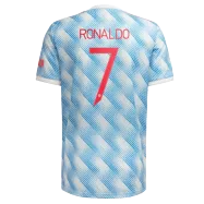 Replica RONALDO #7 Manchester United Away Jersey 2021/22 By Adidas-UCL Edition - gogoalshop
