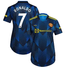 Replica RONALDO #7 Manchester United Third Away Jersey 2021/22 By Adidas Women - gogoalshop