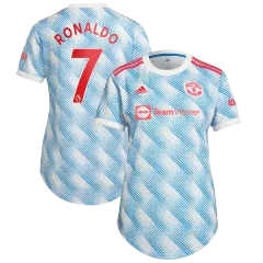 Replica RONALDO #7 Manchester United Away Jersey 2021/22 By Adidas Women - gogoalshop