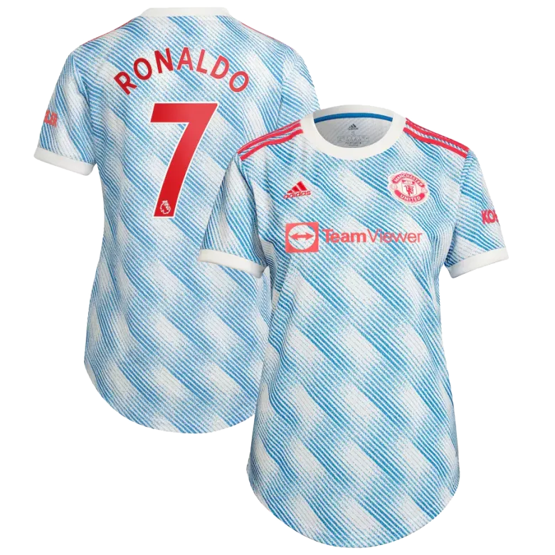 Women's RONALDO #7 Manchester United Away Jersey 2021/22 - gogoalshop