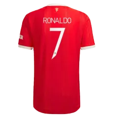 Authentic RONALDO #7 Manchester United Home Jersey 2021/22 By Adidas-UCL Edition - gogoalshop