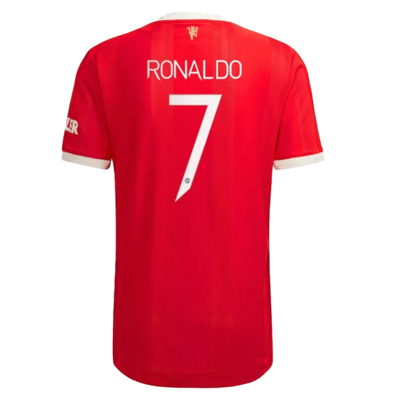 RONALDO #7 Manchester United Home Authentic Soccer Jersey 2021/22 - gogoalshop