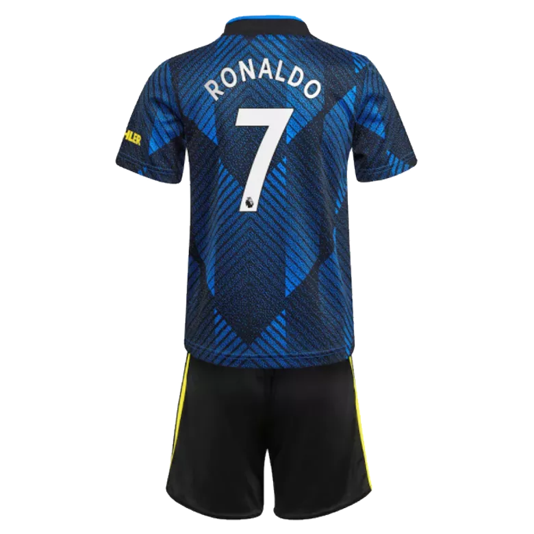 Adidas RONALDO #7 Manchester United Third Away Kit 2021/22 By Adidas Kids