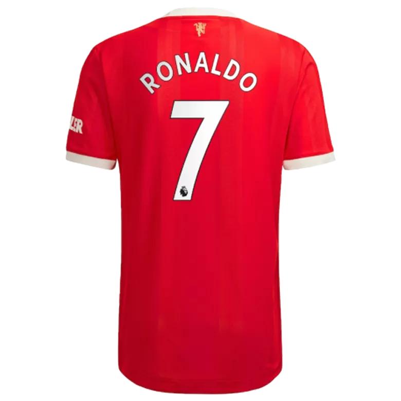 RONALDO #7 Manchester United Home Authentic Soccer Jersey 2021/22 - gogoalshop