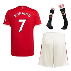 RONALDO #7 Manchester United Home Kit 2021/22 By Adidas - gogoalshop