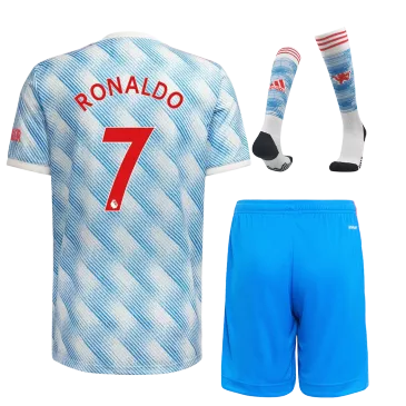 RONALDO #7 Manchester United Away Kit 2021/22 By Adidas - gogoalshop