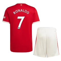 RONALDO #7 Manchester United Home Jerseys Kit 2021/22 - gogoalshop