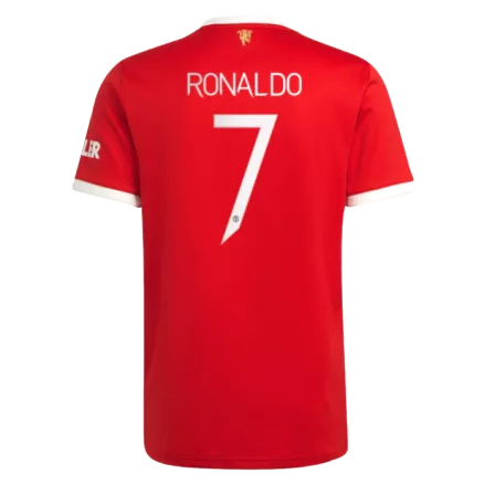 Replica RONALDO #7 Manchester United Home Jersey 2021/22 By Adidas-UCL Edition - gogoalshop