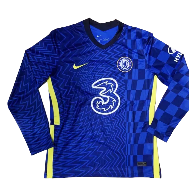 Chelsea Home Long Sleeve Soccer Jersey 2021/22 - gogoalshop