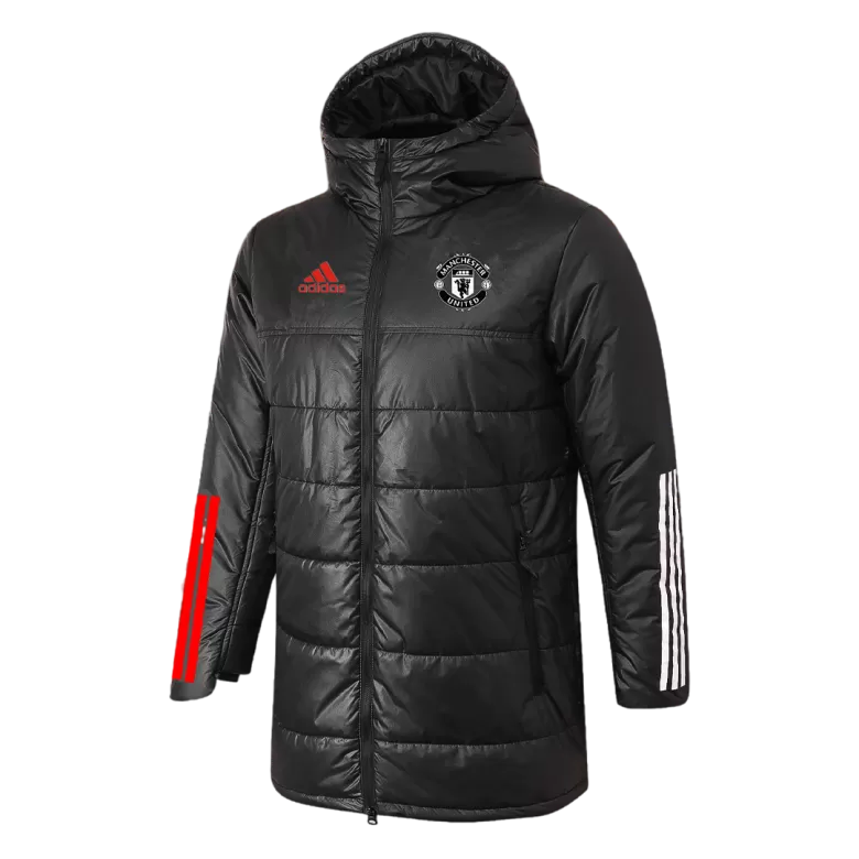 Manchester United Winter Jacket 2021/22 - Black - gogoalshop