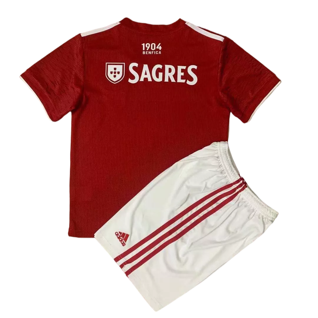 Benfica Home Kit 2021/22 By Adidas Kids - gogoalshop