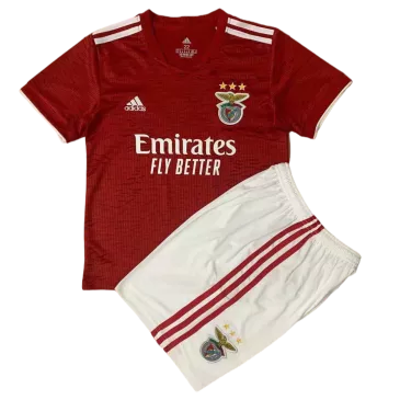 Benfica Home Kit 2021/22 By Adidas Kids - gogoalshop