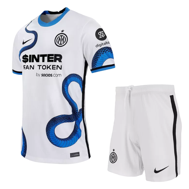 Inter Milan Away Kids Soccer Jerseys Kit 2021/22 - gogoalshop