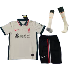 Liverpool Away Full Kit 2021/22 By Nike Kids - gogoalshop