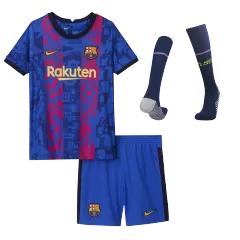Barcelona Third Away Full Kit 2021/22 By Nike - gogoalshop