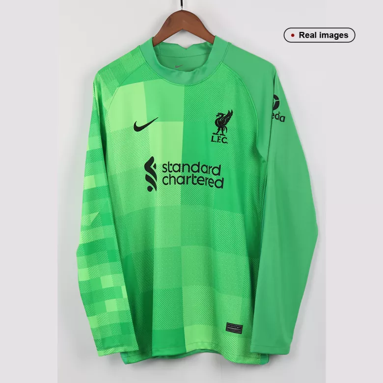 Liverpool Goalkeeper Long Sleeve Soccer Jersey 2021/22 - gogoalshop