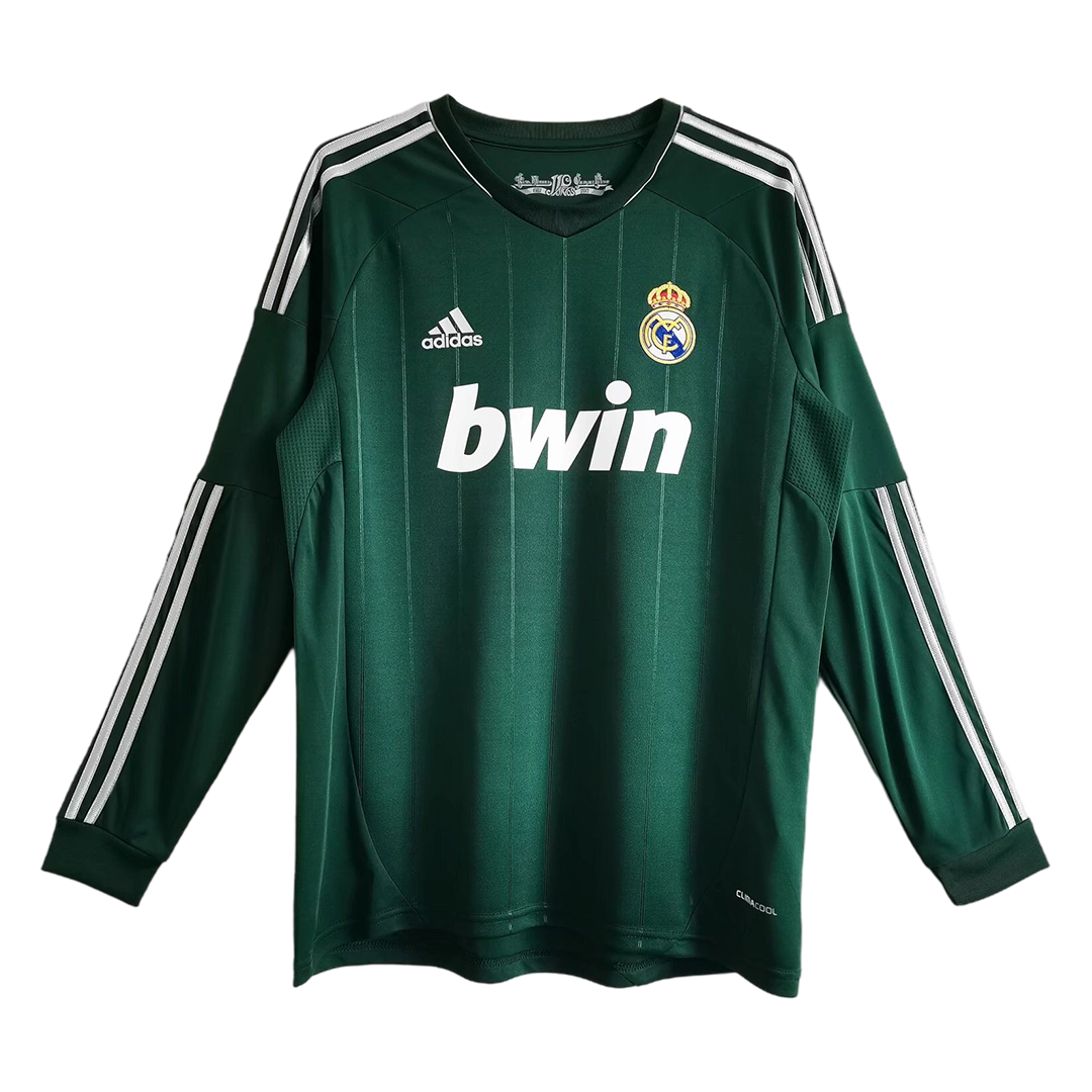 Retro Real Madrid Third Away Long Sleeve Jersey 2012 13 By Adidas 