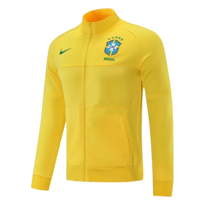 Brazil Track Jacket 2021/22 - Yellow - gogoalshop