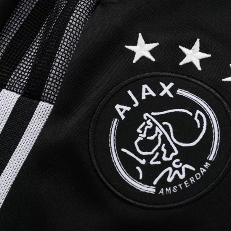Ajax 1/4 Zip Tracksuit 2021/22 Black - gogoalshop