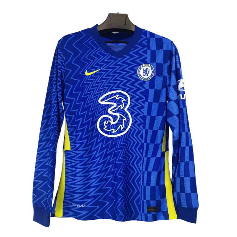 Authentic Chelsea Home Long Sleeve Soccer Jersey 2021/22 - gogoalshop