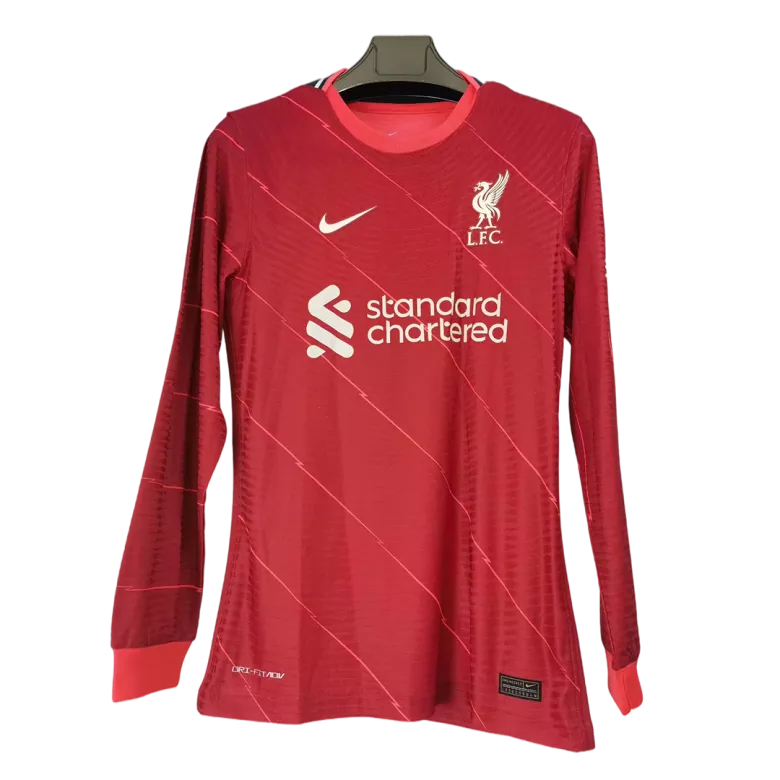 Authentic Liverpool Home Long Sleeve Soccer Jersey 2021/22 - gogoalshop
