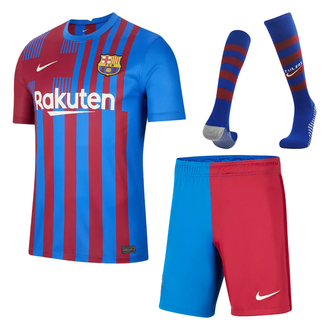 Barcelona Home Full Kit 2021/22 By Nike - gogoalshop