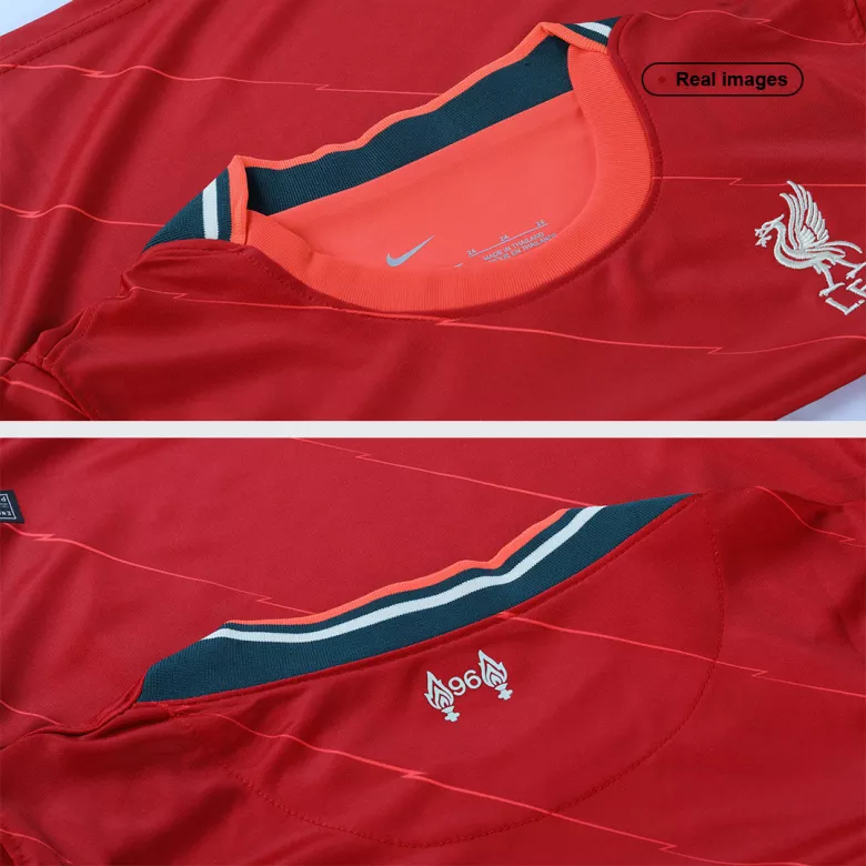 Liverpool Home Kids Soccer Jerseys Full Kit 2021/22 - gogoalshop