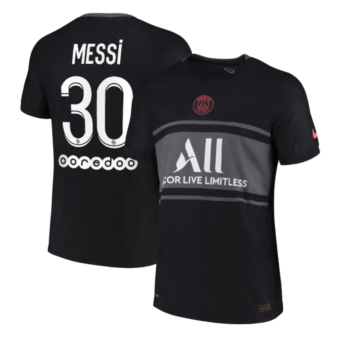 Authentic Messi #30 PSG Third Away Jersey 2021/22 By Nike