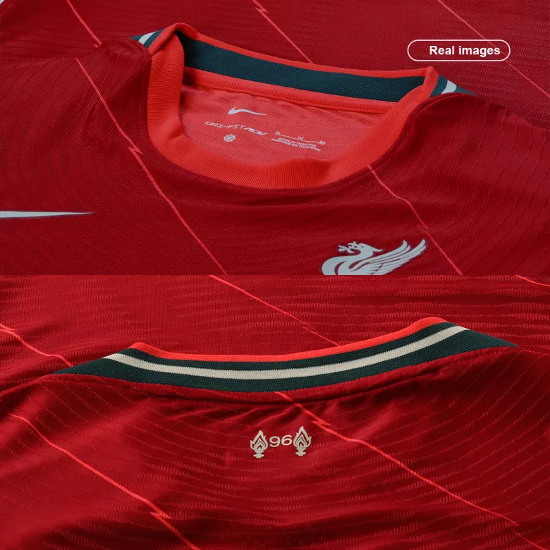 Liverpool Home Authentic Soccer Jersey 2021/22 - gogoalshop