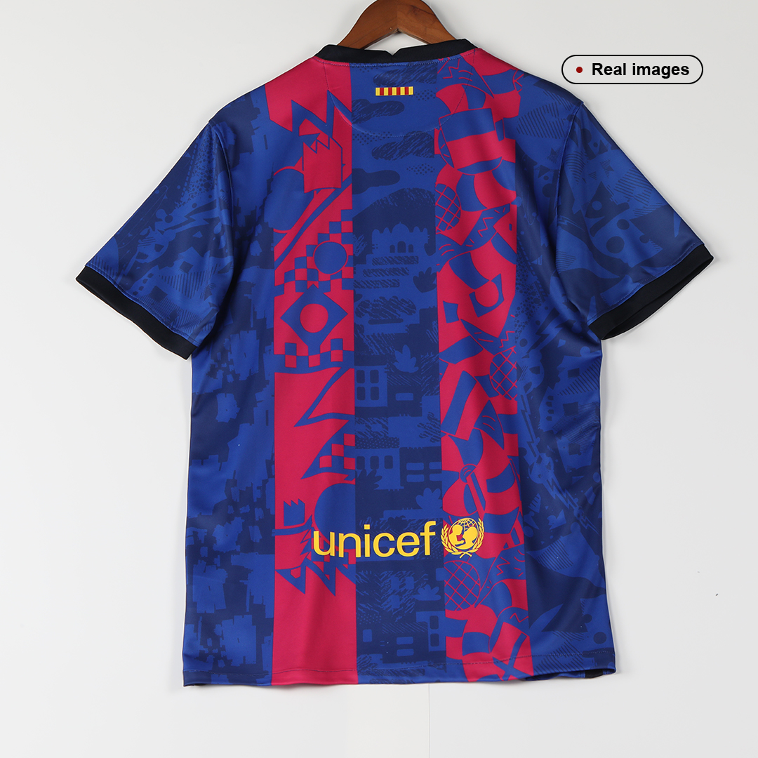 Replica Barcelona UCL Third Away Jersey 2021/22 By Nike