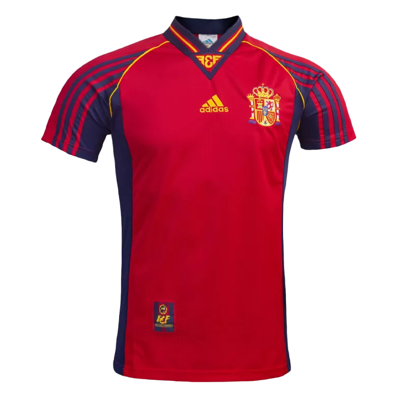 Vintage Soccer Jersey Spain Home 1998 - gogoalshop