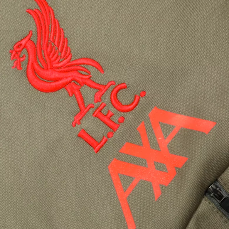 Liverpool Hoodie Tracksuit 2021/22 Red&Gray - gogoalshop