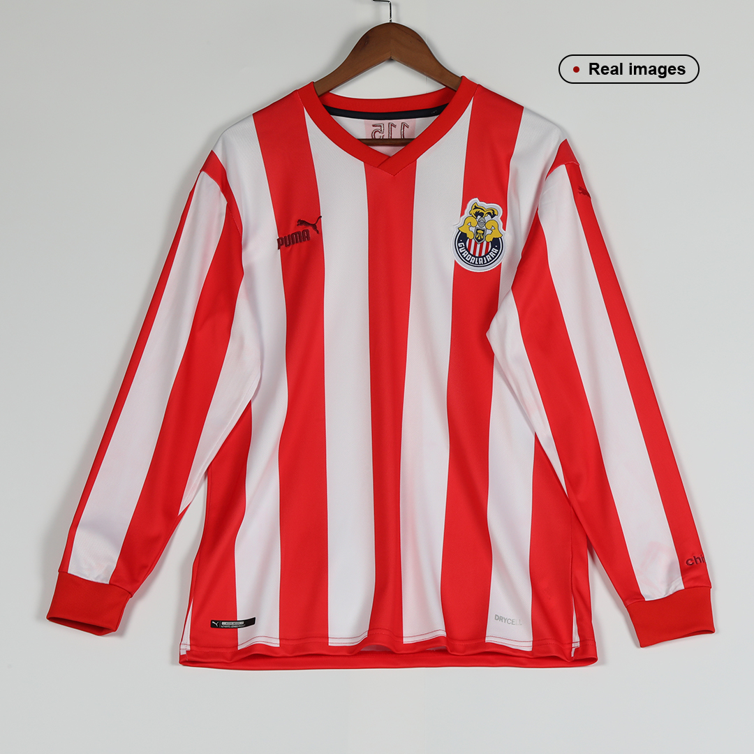 Retro Chivas Home Long Sleeve Jersey 