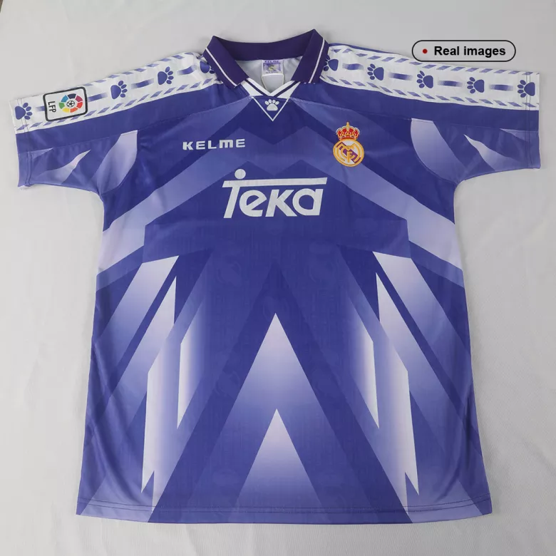 Vintage Soccer Jersey Real Madrid Away 1996/97 - gogoalshop