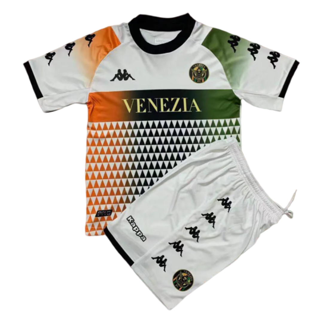 Venezia FC Away Kids Soccer Jerseys Kit 2021/22 | Gogoalshop