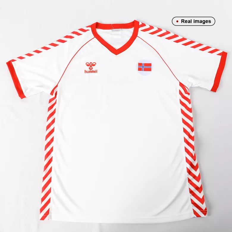 Vintage Soccer Jersey Norway Away 1984 - gogoalshop