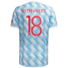 B.FERNANDES #18 Manchester United Away Jersey 2021/22 - gogoalshop