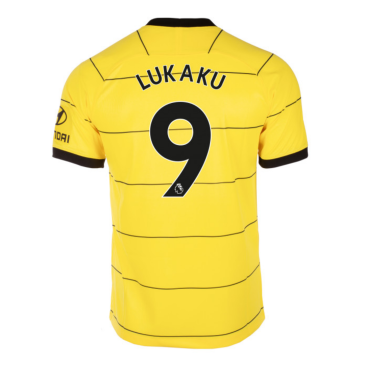 Replica Romelu Lukaku #9 Chelsea Away Jersey 2021/22 By Nike