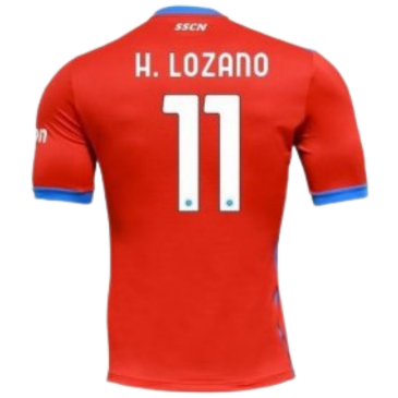 Replica Hirving Lozano #11 Napoli Fourth Away Jersey 2021/22 By EA7
